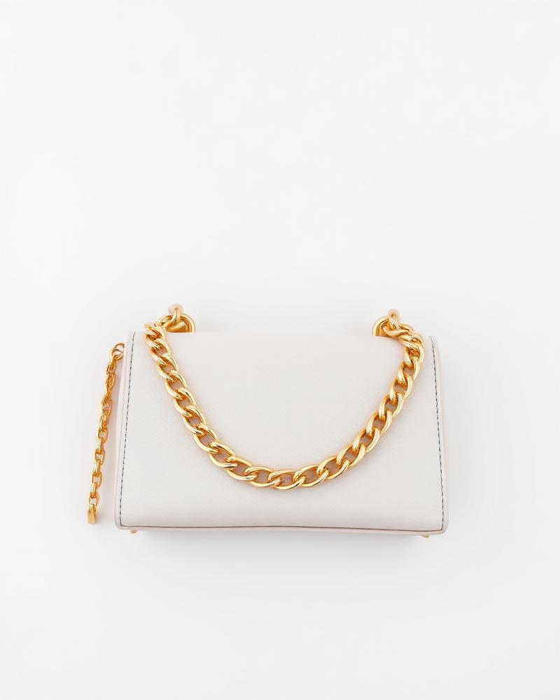 Ivory Chain Shoulder Bag